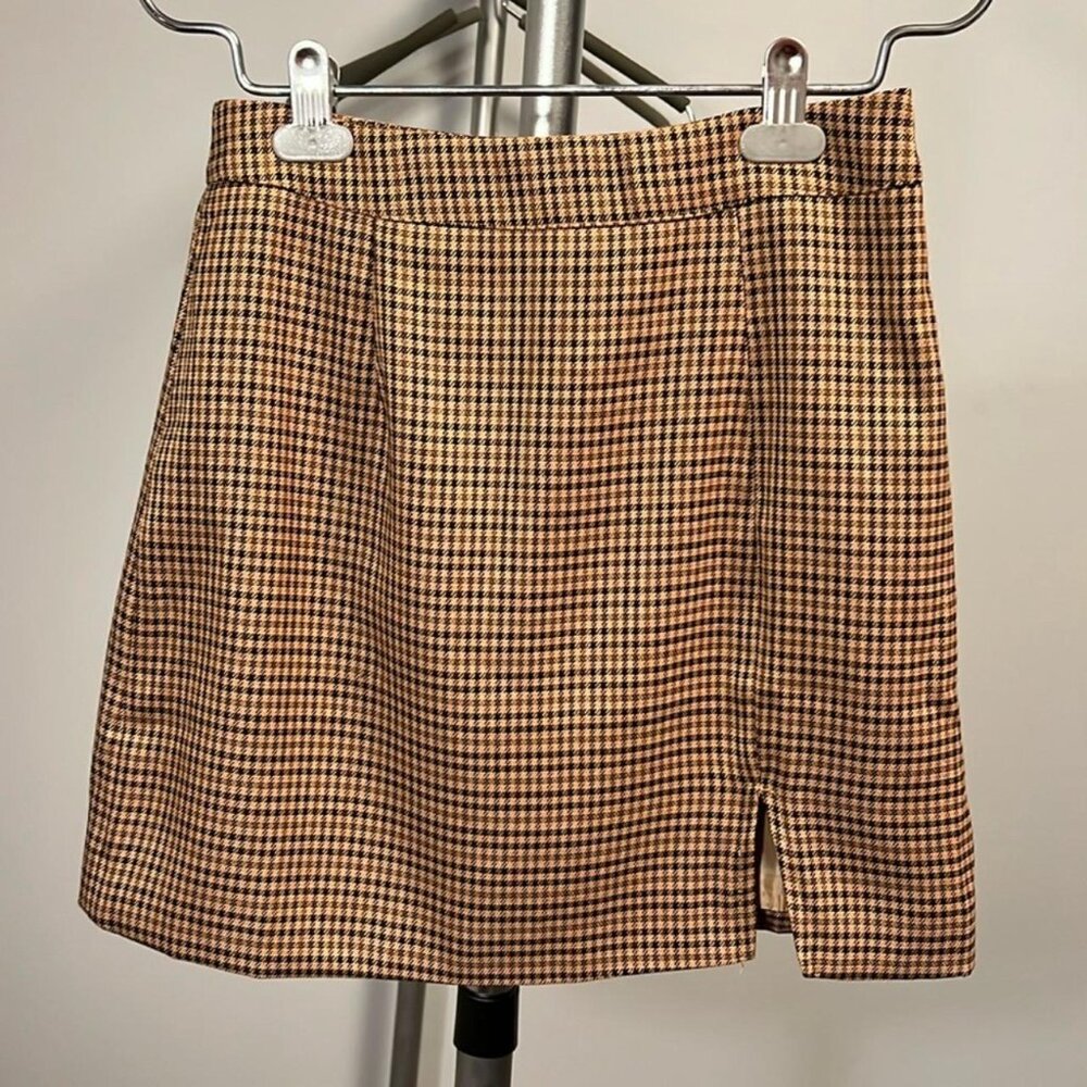 Vici Plaid Mini Skirt